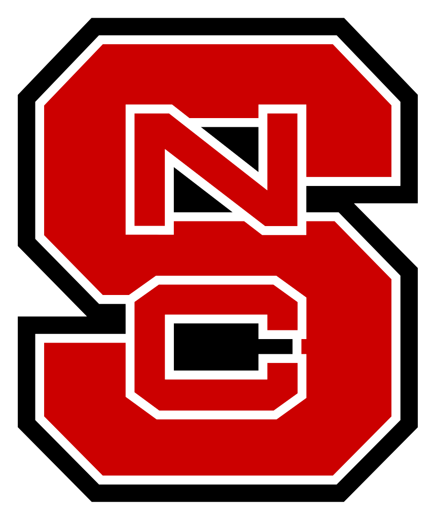 Red and white emblem featuring overlapping letters "N" and "S" with a black outline, symbolizing unified affiliations.