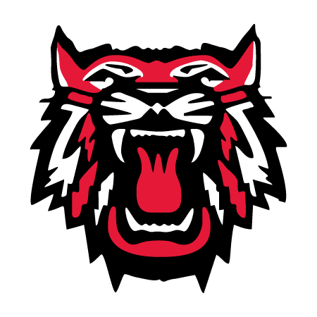 Graphic of a stylized tiger head with mouth open, showing sharp teeth. The design is predominantly red, black, and white, proudly representing our affiliations.