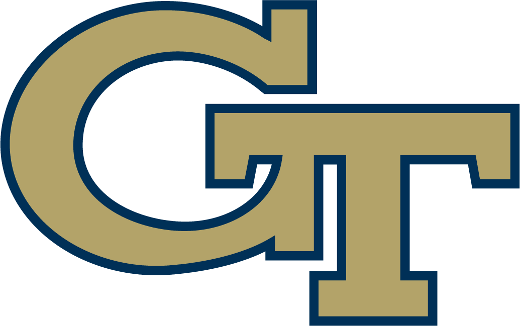 A logo featuring the stylized letters "GT" in gold with a dark blue outline, perfect for a dynamic sports turf company.